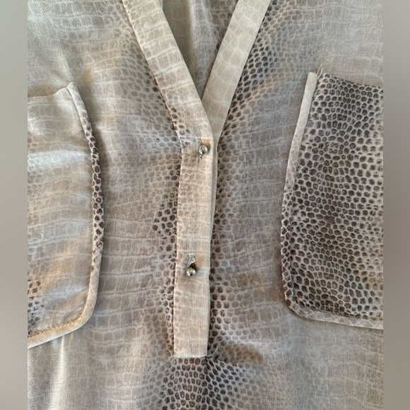 Zara Blouse - Sheer & Printed - Picture 2 of 4